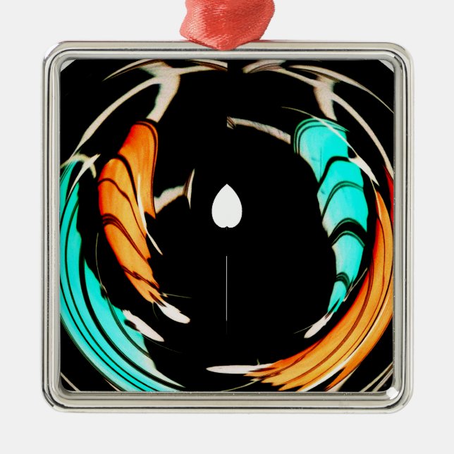 Akuna Matata gift latest beautiful amazing colours Metal Ornament (Front)