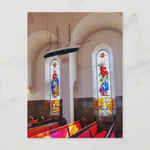 Akureyri Church Interior, Iceland Postcard