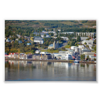 Akureyri Waterfront, Iceland Photo Print