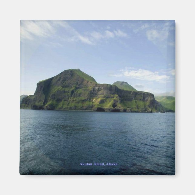 Akutan Island Magnet (Front)