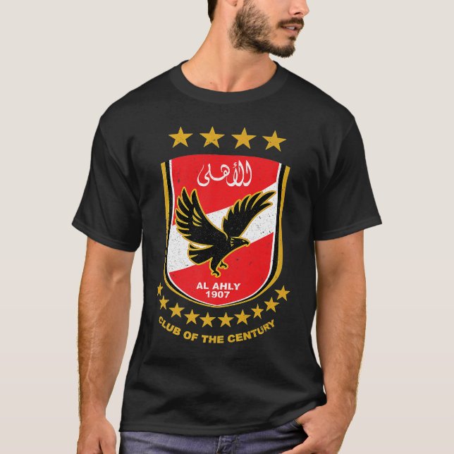 Al Ahly Club Supporter Fan  Egypt Egyptian T-Shirt (Front)