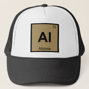 Al - Altoona Pennsylvania Chemistry City Symbol Trucker Hat