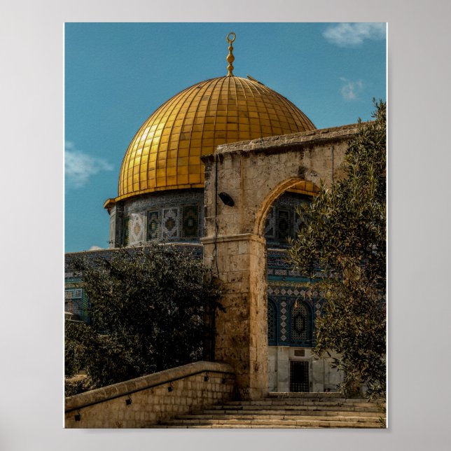 Al-Aqsa Mosque Jerusalem Poster (Front)
