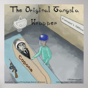 Al Capone's Funeral Funny Poster