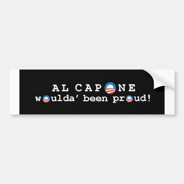 Al Capone's pride Bumper Sticker (Front)