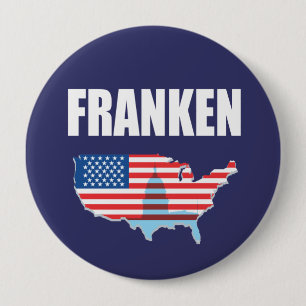 AL FRANKEN Election Gear 10 Cm Round Badge