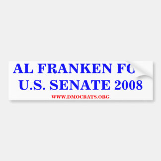 AL FRANKEN FOR U.S. SENATE 2008 Sticker