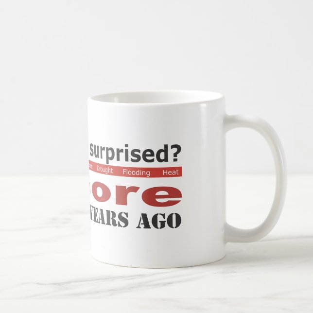Al Gore Warned Us Coffee Mug (Right)