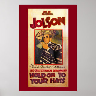 Al Jolson Theatre Promo Poster