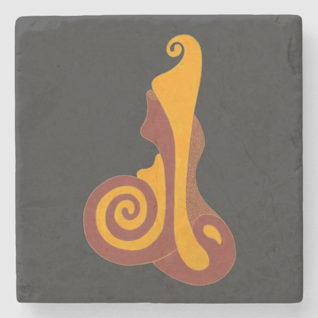 Al Noor - Marble Stone Coaster (Front)