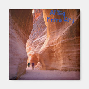 Al Siq In Petra City Fridge Magnet Souvenir