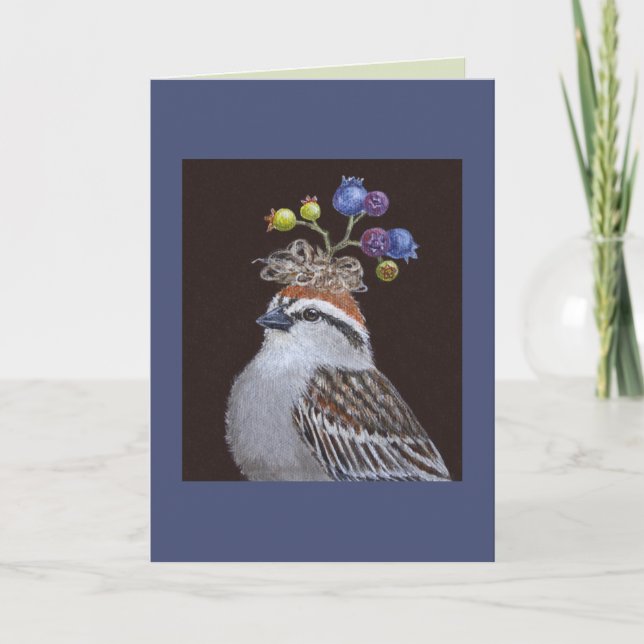 Al the chipping sparrow card (Front)