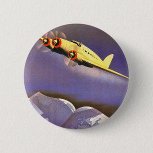 Ala Littoria 6 Cm Round Badge