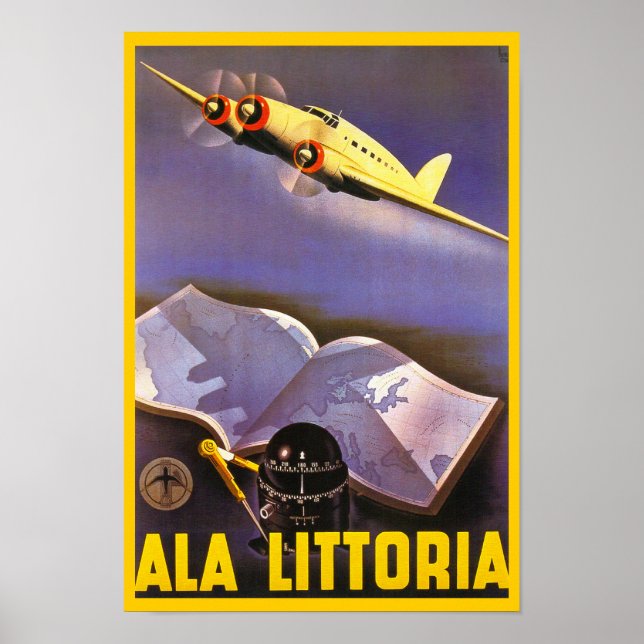 Ala Littoria Poster (Front)