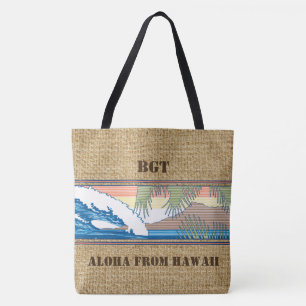 Ala Moana Hawaiian Monogram Beach Bag