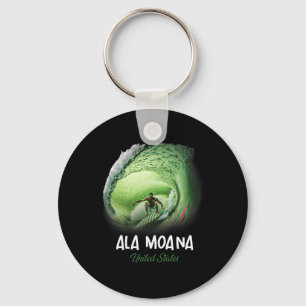 Ala Moana United States Surfing Surfboard _1 Key Ring