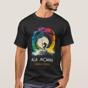 Ala Moana United States Surfing Surfboard T-Shirt