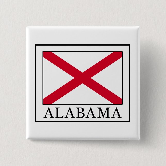 Alabama 15 Cm Square Badge (Front)