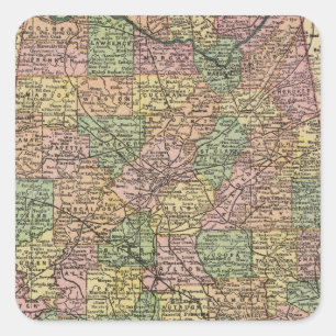 Alabama 7 square sticker