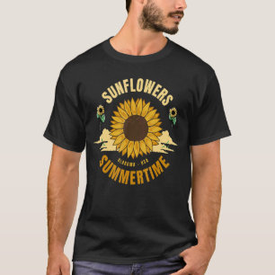 Alabama Al Pride Sunflower Summer Rebellious Garde T-Shirt