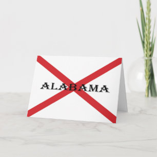 Alabama and Flag gccnt Card