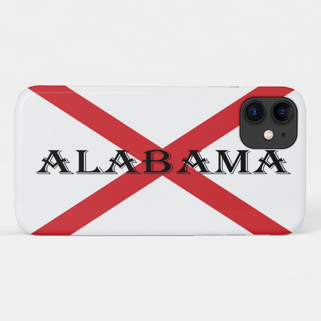 Alabama and Flag iphcnt Case-Mate iPhone Case (Back (Horizontal))