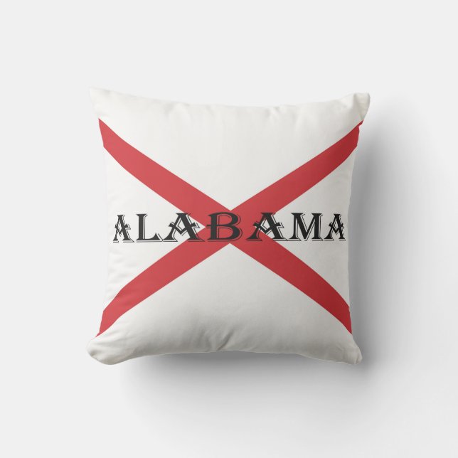 Alabama and Flag tpcnt Cushion (Front)