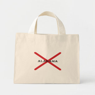 Alabama and Flag ttcnt Mini Tote Bag