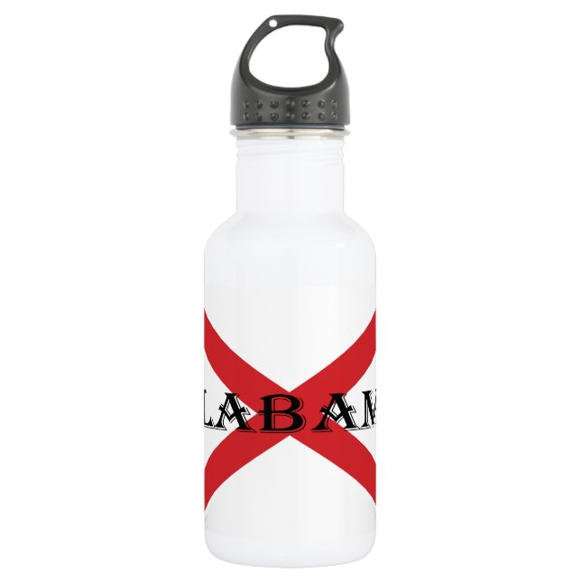 Alabama and Flag wbcnt 532 Ml Water Bottle (Front)