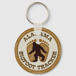 Alabama Bigfoot Tracker Key Ring
