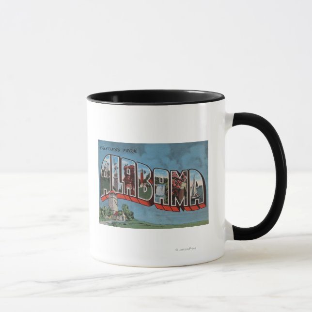 Alabama (Blue)Large Letter ScenesAlabama Mug (Right)
