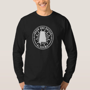 Alabama Born Raised Al Home State Proud T-Shirt