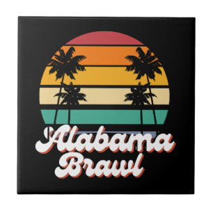 Alabama Brawl  Ceramic Tile