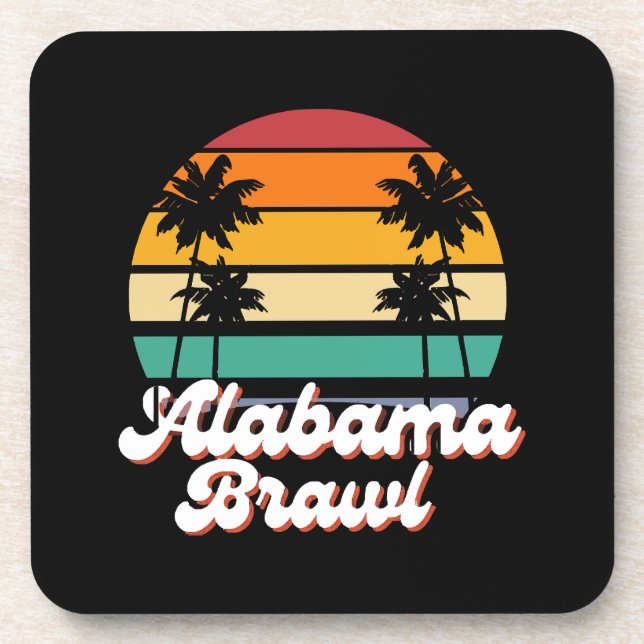 Alabama Brawl  Coaster (Front)