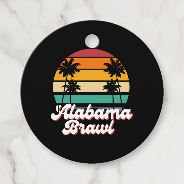 Alabama Brawl  Favour Tags (Front)