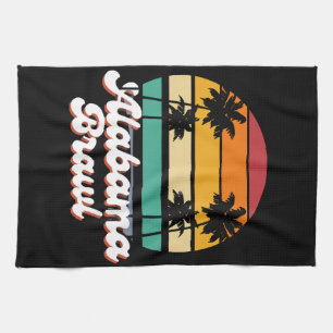 Alabama Brawl  Tea Towel