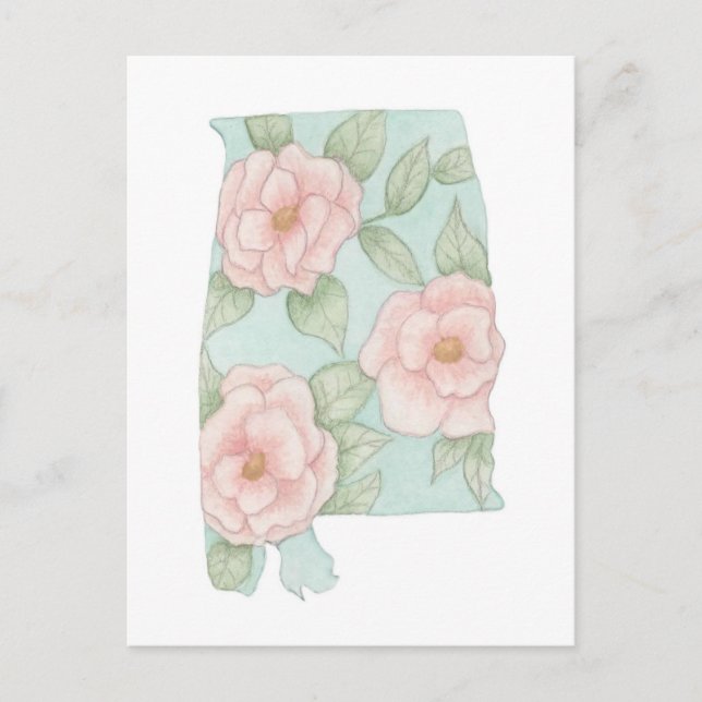 Alabama Camelias Postcard (Front)