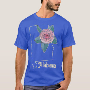Alabama Camellia Flower Wildflower State  T-Shirt