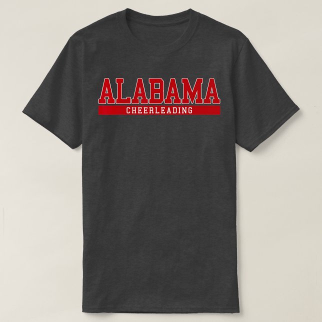 Alabama Cheerleading  T-Shirt (Design Front)