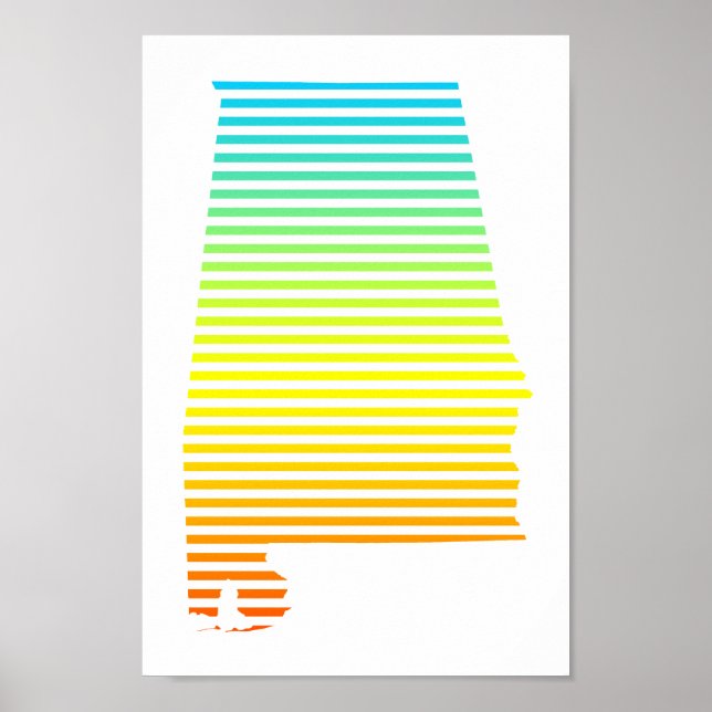 alabama chill fade poster (Front)