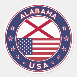 Alabama Classic Round Sticker