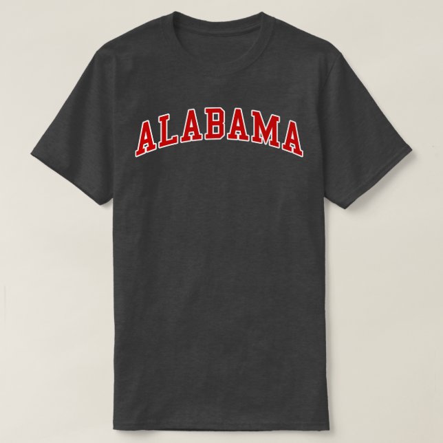 Alabama Classic Style TShirt (Design Front)