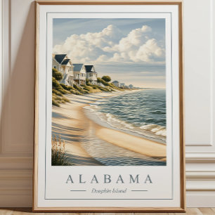 Alabama Dauphin Island Poster