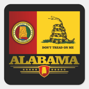 Alabama (DTOM) Square Sticker