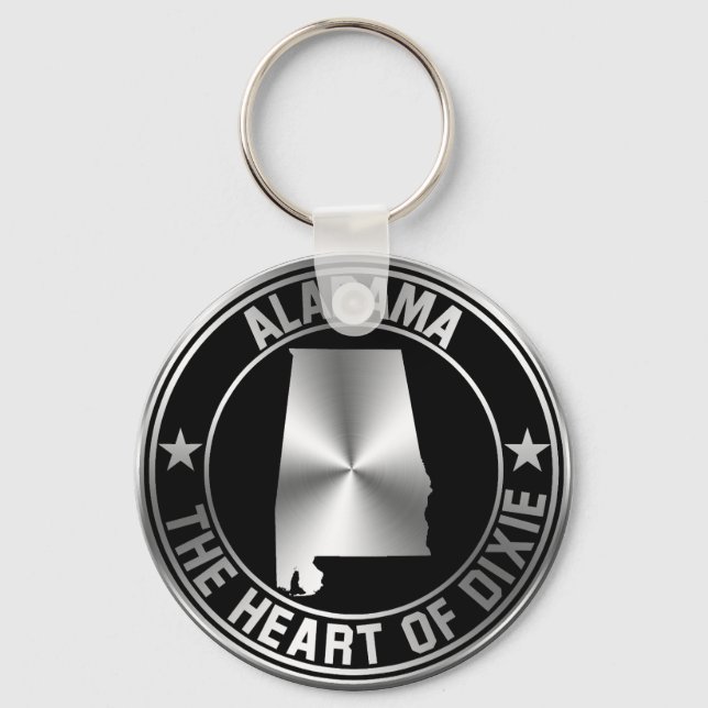Alabama Emblem Key Ring (Front)