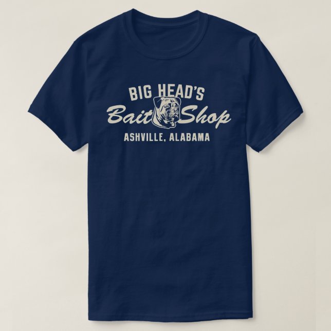 Alabama Fishing Big Head's Bait Shop  T-Shirt (Design Front)