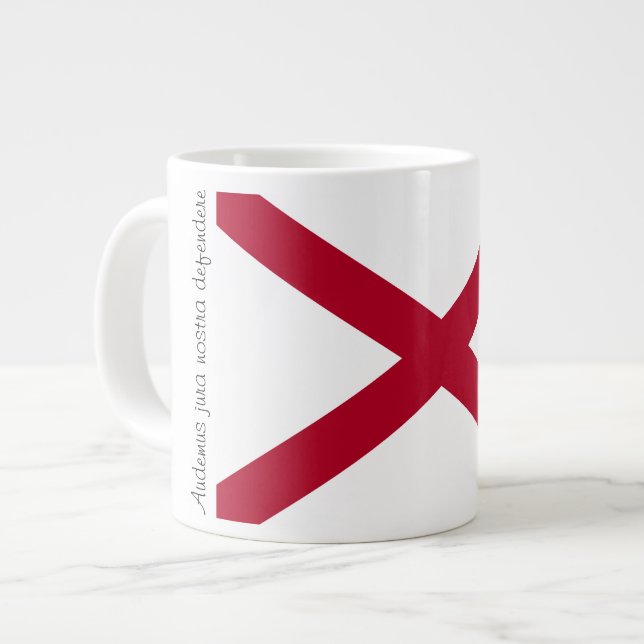 Alabama Flag and Motto Mug (Front Left)