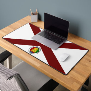 Alabama flag-Emblem Desk Mat