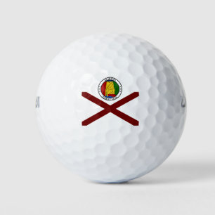 Alabama flag golf balls