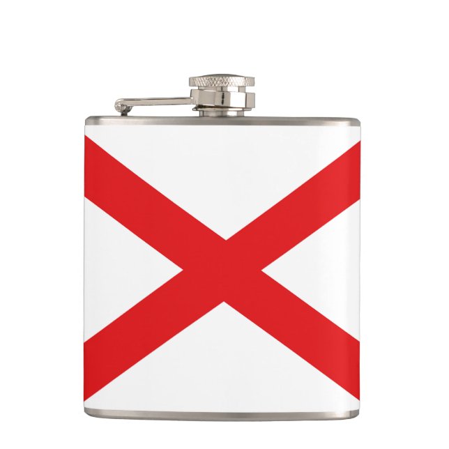 ALABAMA FLAG HIP FLASK (Front)
